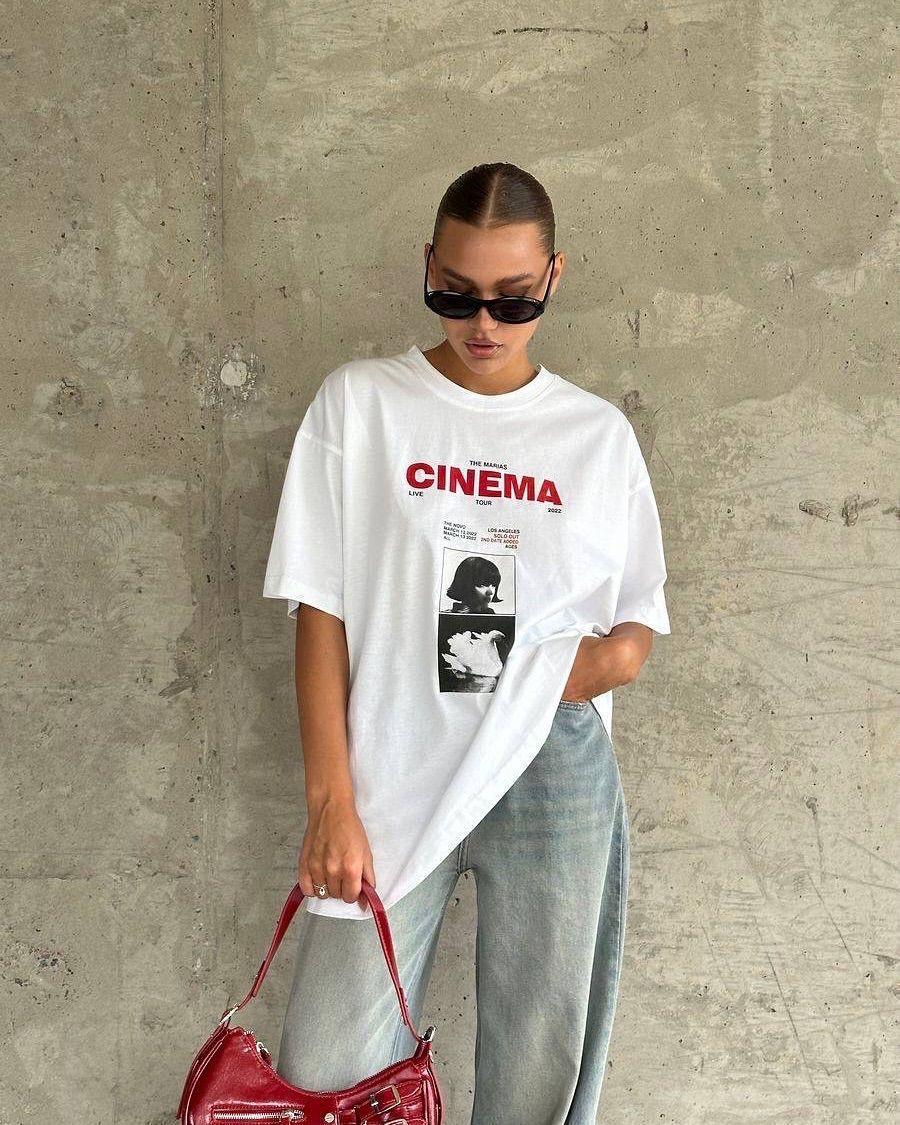 Футболка жіноча з принтом Pin-000-340 повсякденна XL Білий (2664087537) Футболка жіноча з принтом Pin-000-340 повсякденна XL Білий (2664087537)