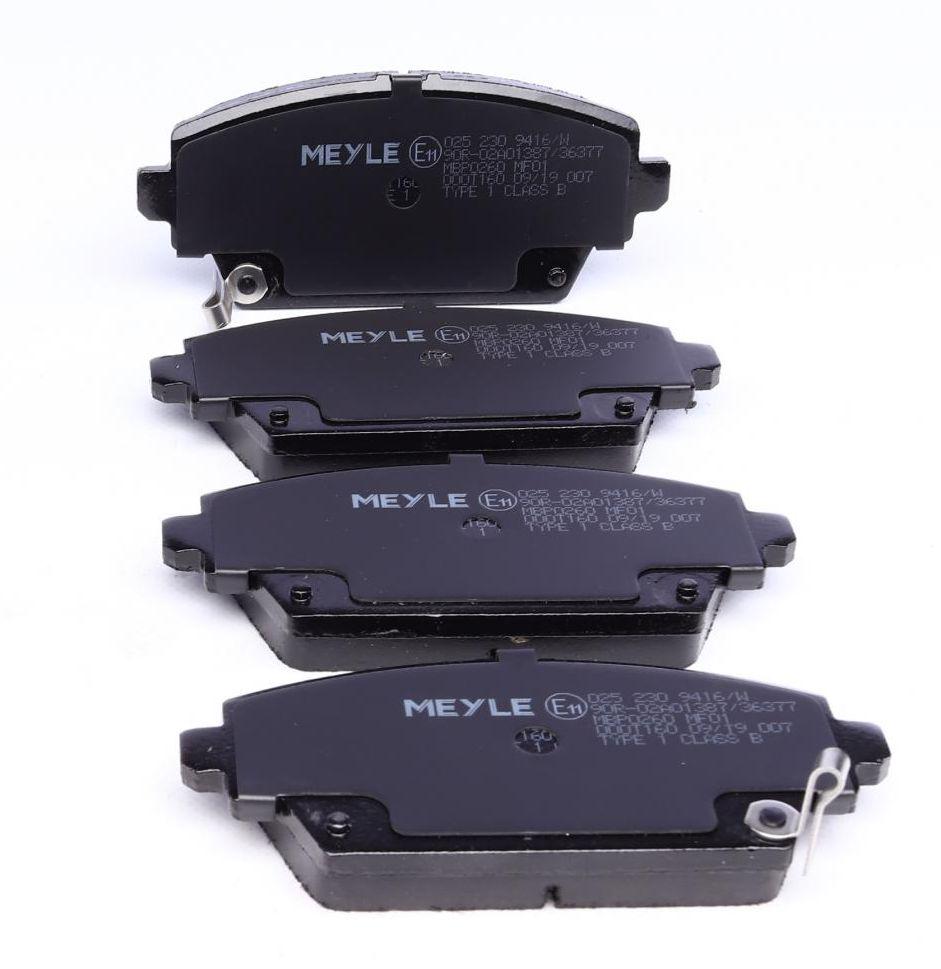 Колодки тормозные передние Meyle Honda Accord VI/MG ZR/MG ZS/Nissan Almera Tino/Primera 98- (025 230 9416/W MEYLE)