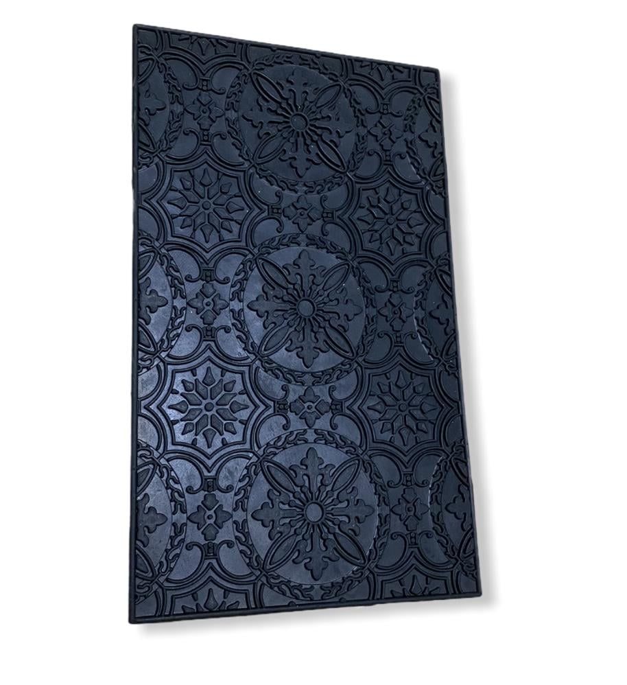 Коврик придверный Дели резиновый с узорами 750х450 мм