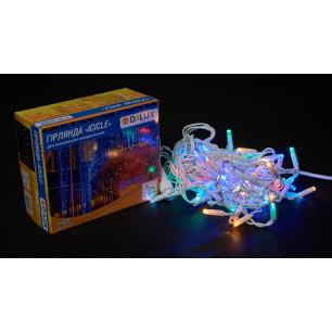 Гирлянда внешняя Delux Icicle 75 LED IP44 EN бахрома 18 flash 2x0,7 м Разноцветный/Белый (90012956) - фото 3 Гирлянда внешняя Delux Icicle 75 LED IP44 EN бахрома 18 flash 2x0,7 м Разноцветный/Белый (90012956) - фото 3