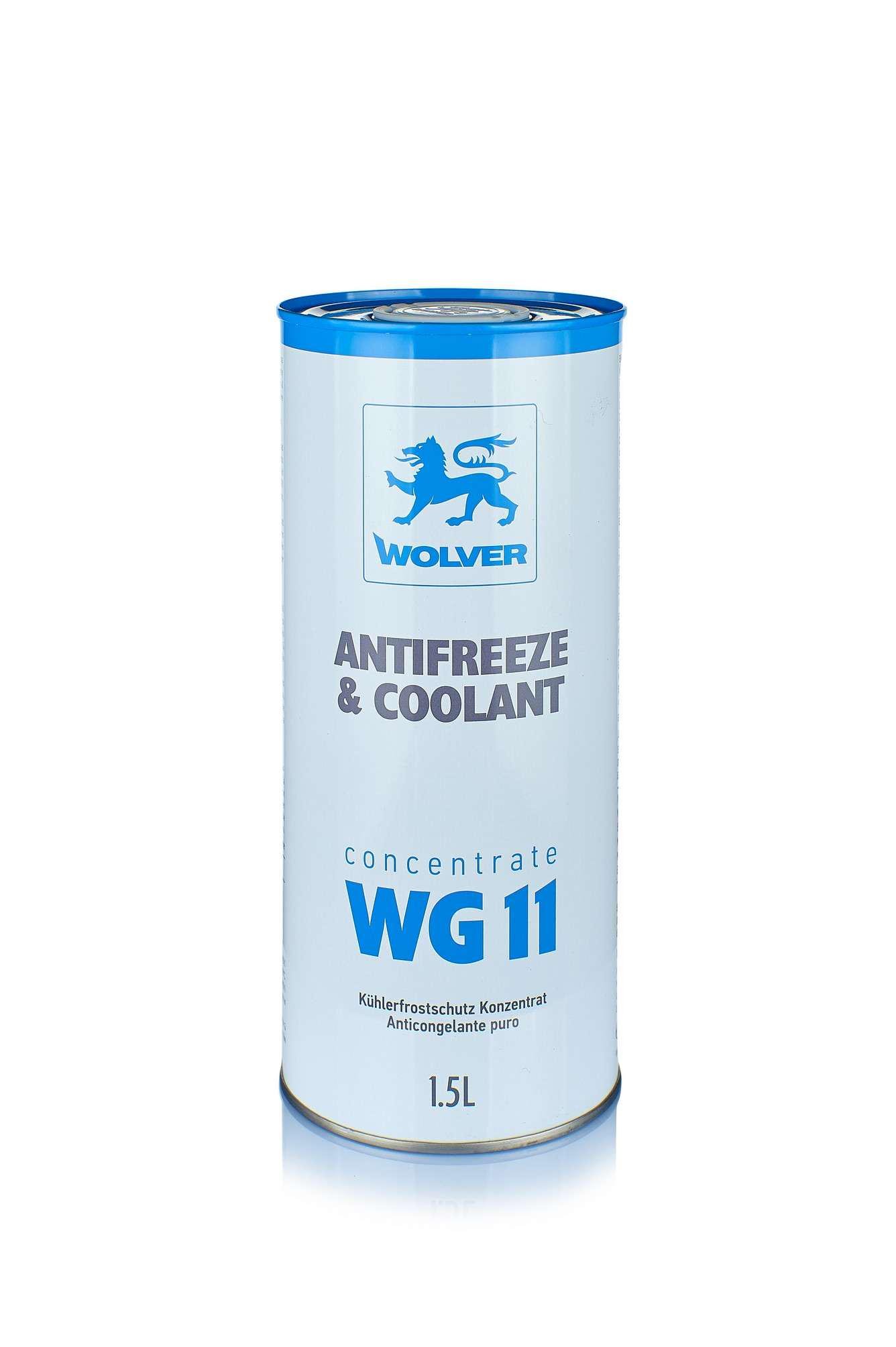 Антифриз Wolver Universal Antifreeze Concentrate G11 концентрат до-80°C 1,5 л Синий (21712)