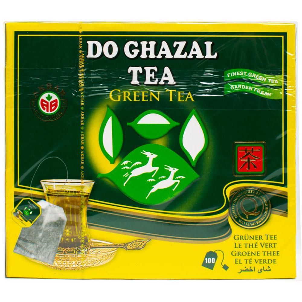 Чай зелений Akbar Ghazal Pure Ceylon Green 100 пакетиків