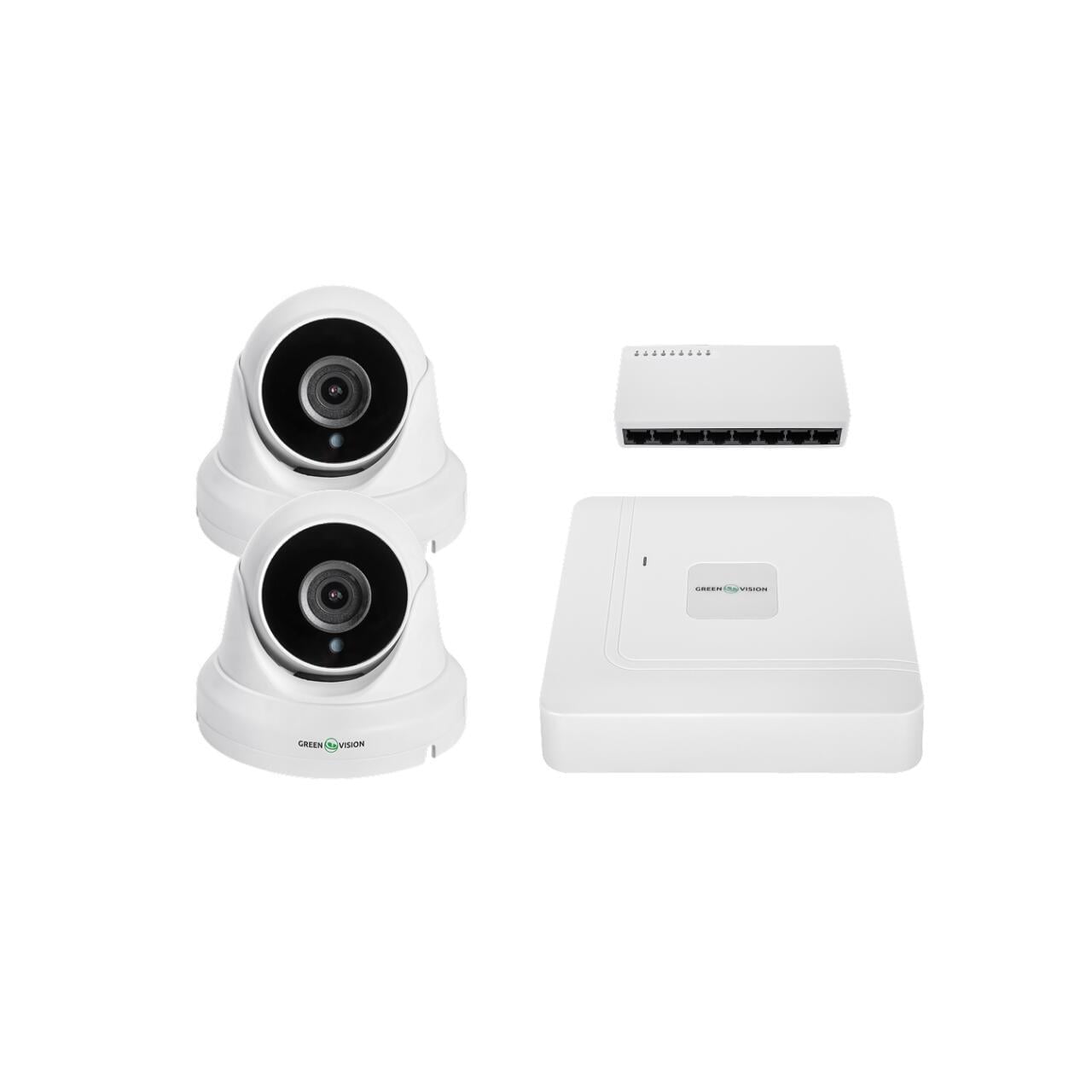 Комплект видеонаблюдения GV-IP-K-W95/2 5MP на две камеры