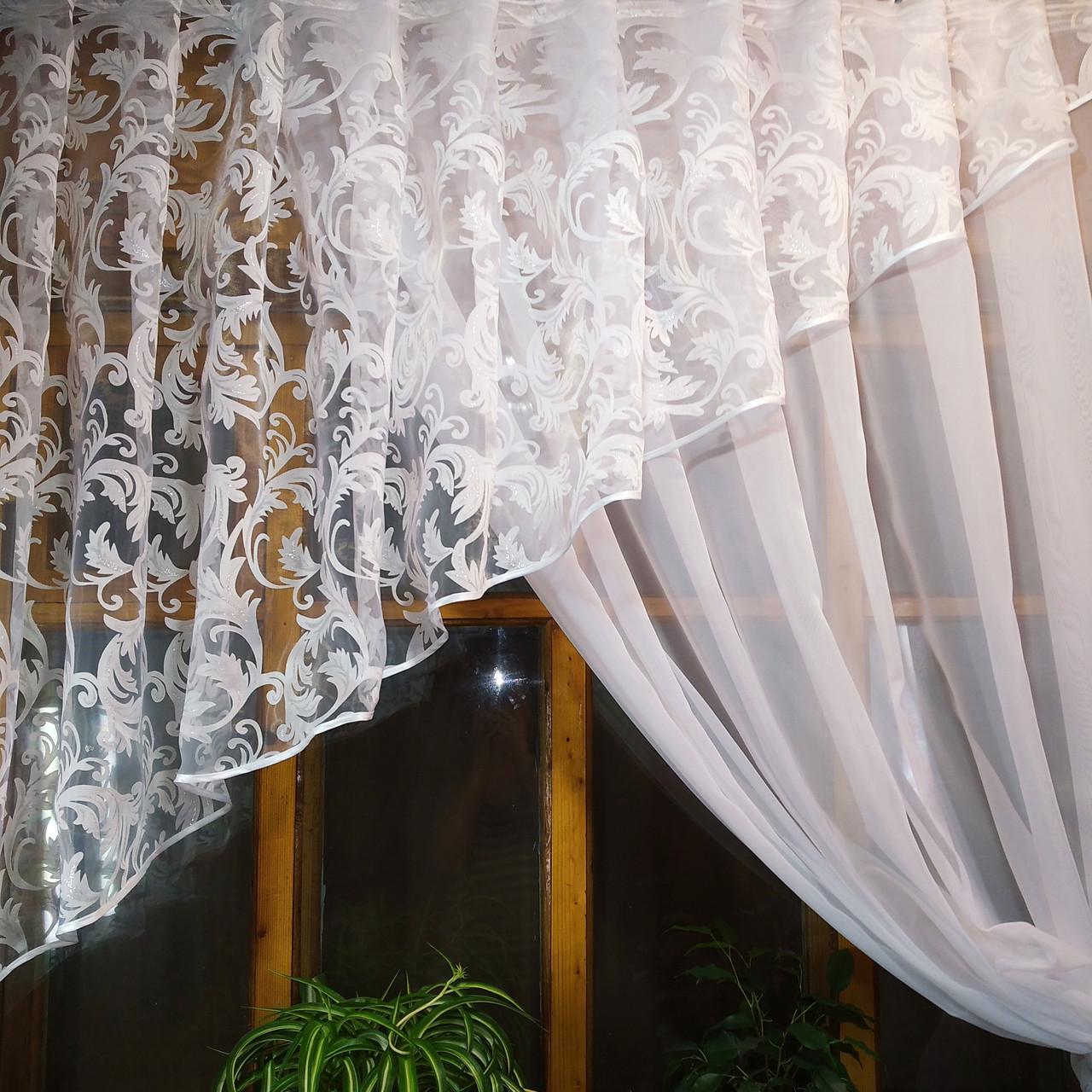 Штори Анжеліка права Білий (889633797) - фото 4