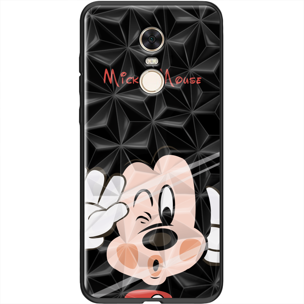 Чехол BoxFace Xiaomi Redmi 5 Plus Mister M Черный силикон с призмой (32522-cc58-37867)