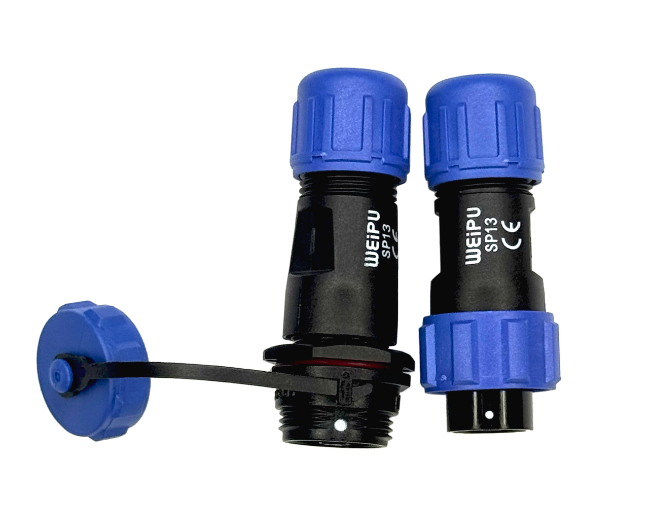 Герметичный разъем Weipu SP1310/P+SP1311/S F-M 7pin IP68 (2757591428) - фото 4