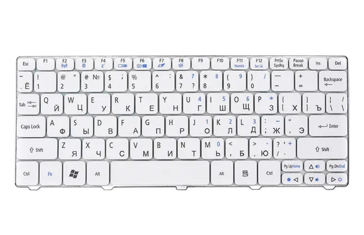 Клавиатура для ноутбука Acer eMachines 350 матовая (KB.I100A.106)