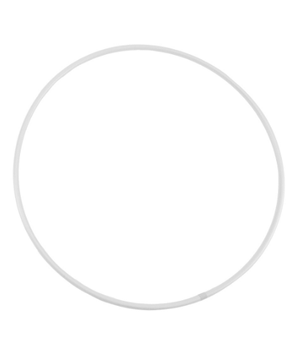 Обруч для художньої гімнастики Sasaki M-13 85 см Білий (6936116100493)