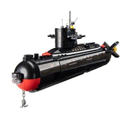 Конструктор Sluban военная подлодка 519 деталей и 2 фигурки Черный (241)