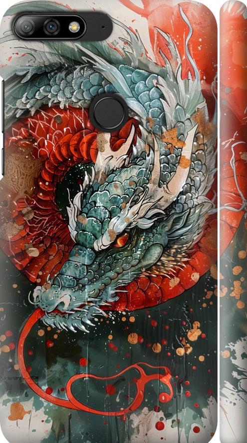 Чохол на Huawei Y7 Prime 2018 Стихія вогню (6101m-1509-42517)