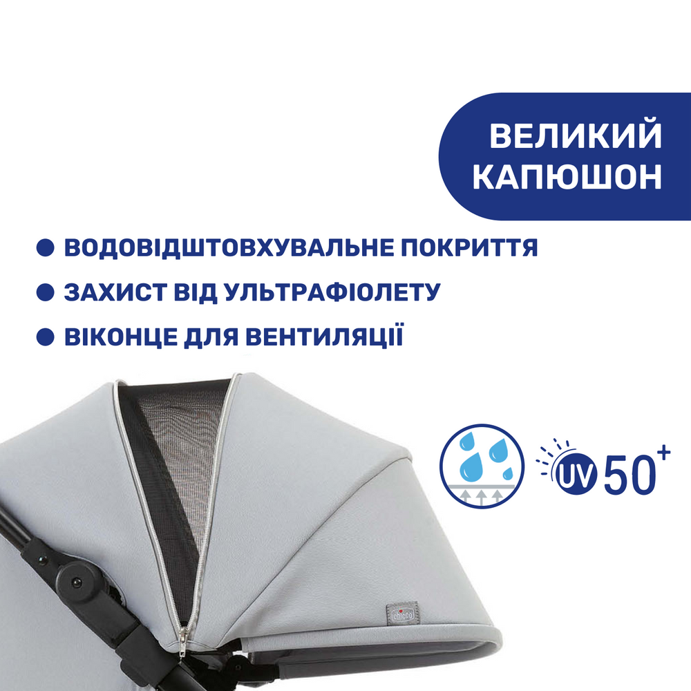 Коляска для прогулок и путешествий Chicco WE Stroller Серый (143151) - фото 11