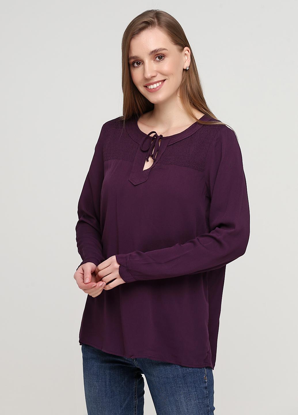 Блузка Comma By S.Oliver р. 36 Фиолетовый (2000000900971)