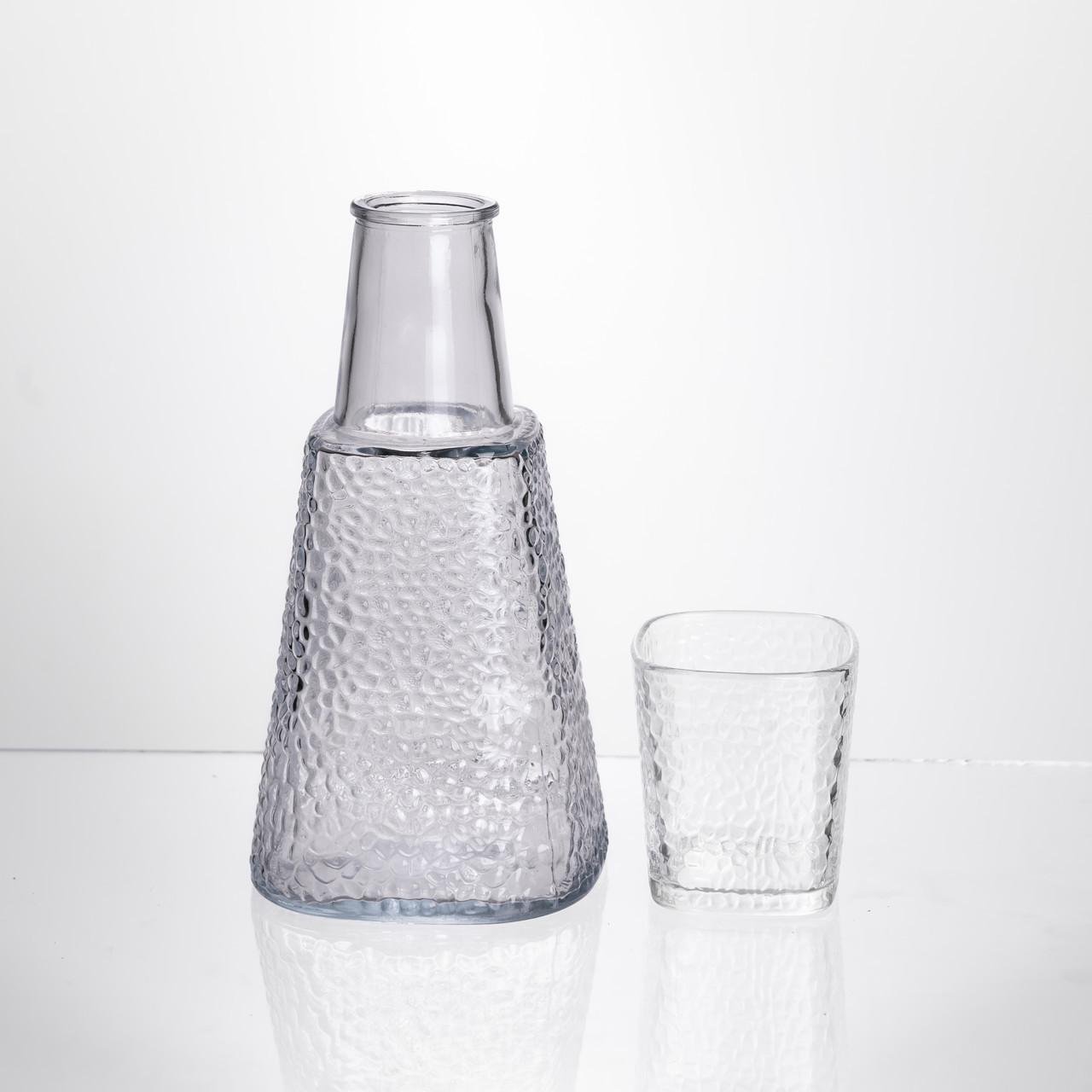 Кувшин 1 л со стаканом 1 шт. по 200 мл Прозрачный (HP-19-PYF-3)