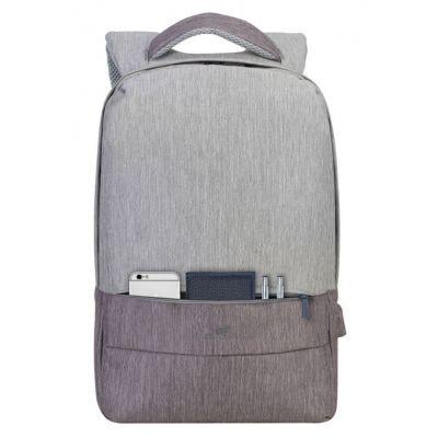 Рюкзак для ноутбука RivaCase 7562 anti-theft 15,6" Grey/Mocha (7562Grey/Mocha) - фото 8 Рюкзак для ноутбука RivaCase 7562 anti-theft 15,6" Grey/Mocha (7562Grey/Mocha) - фото 8