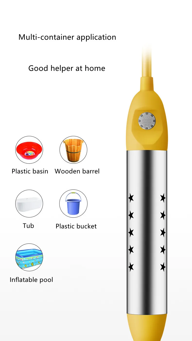 Кипятильник портативный электрический 2000 W 220-250 V (PR1209) - фото 4 Кипятильник портативный электрический 2000 W 220-250 V (PR1209) - фото 4