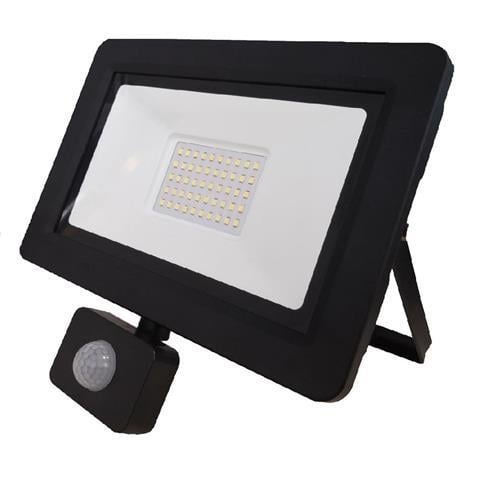 LED-прожектор HOROZ ELECTRIC ASLAN/S-50 с датчиком движения 50W 6400K Черный (32963247)