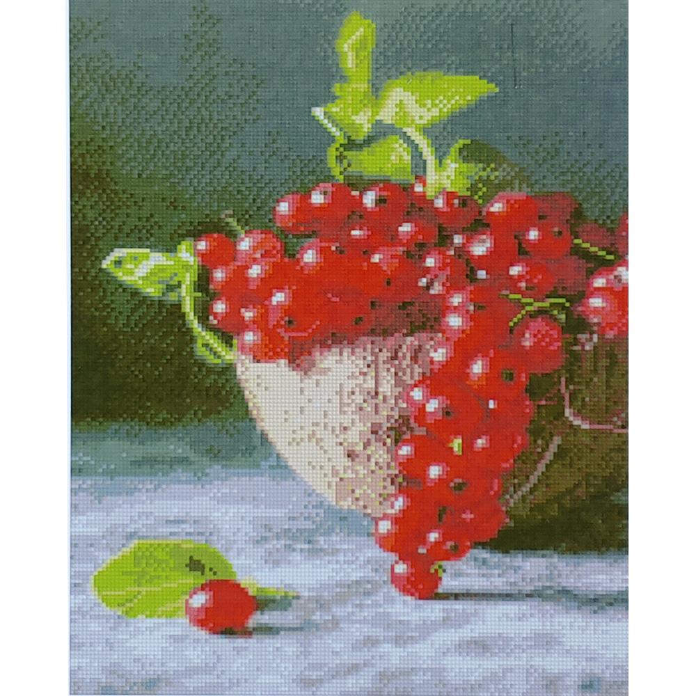 Алмазная мозаика Strateg Премиум Красная калина 40x50 см (D0059)