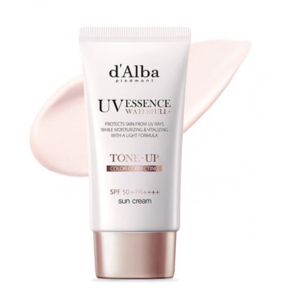 Есенція сонцезахисна d'Alba Waterfull UV Tone-up sun SPF 50+PA+++ з тонуючим ефектом 50 мл (1895816065)