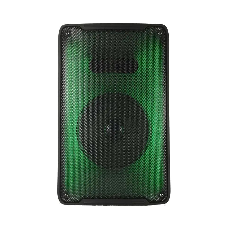 Портативна акустична система Winso RX-8136-8"x1 10W з караоке мікрофоном з RGB підсвічуванням (f41ccc0a) - фото 6