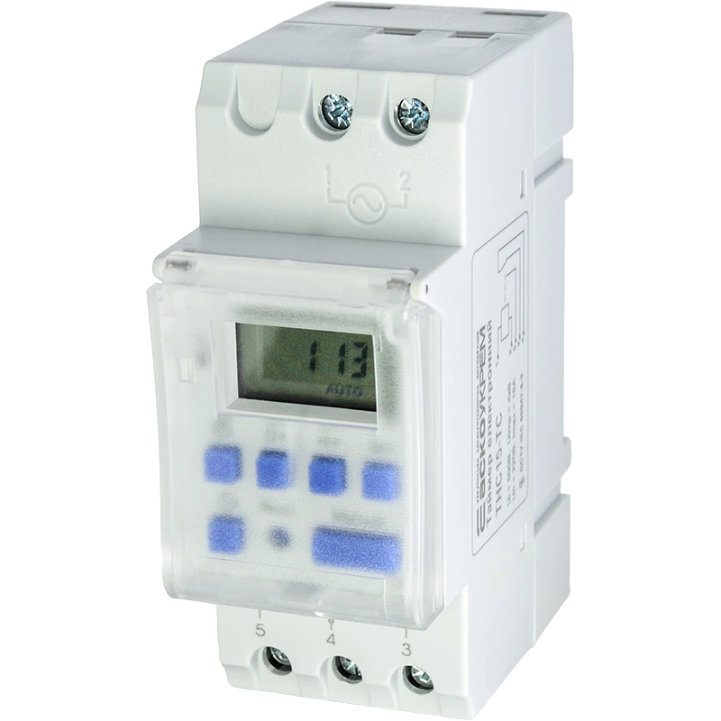 Таймер электронный недельный Аско THC15-TC с прозрачной крышкой (99-00017449)