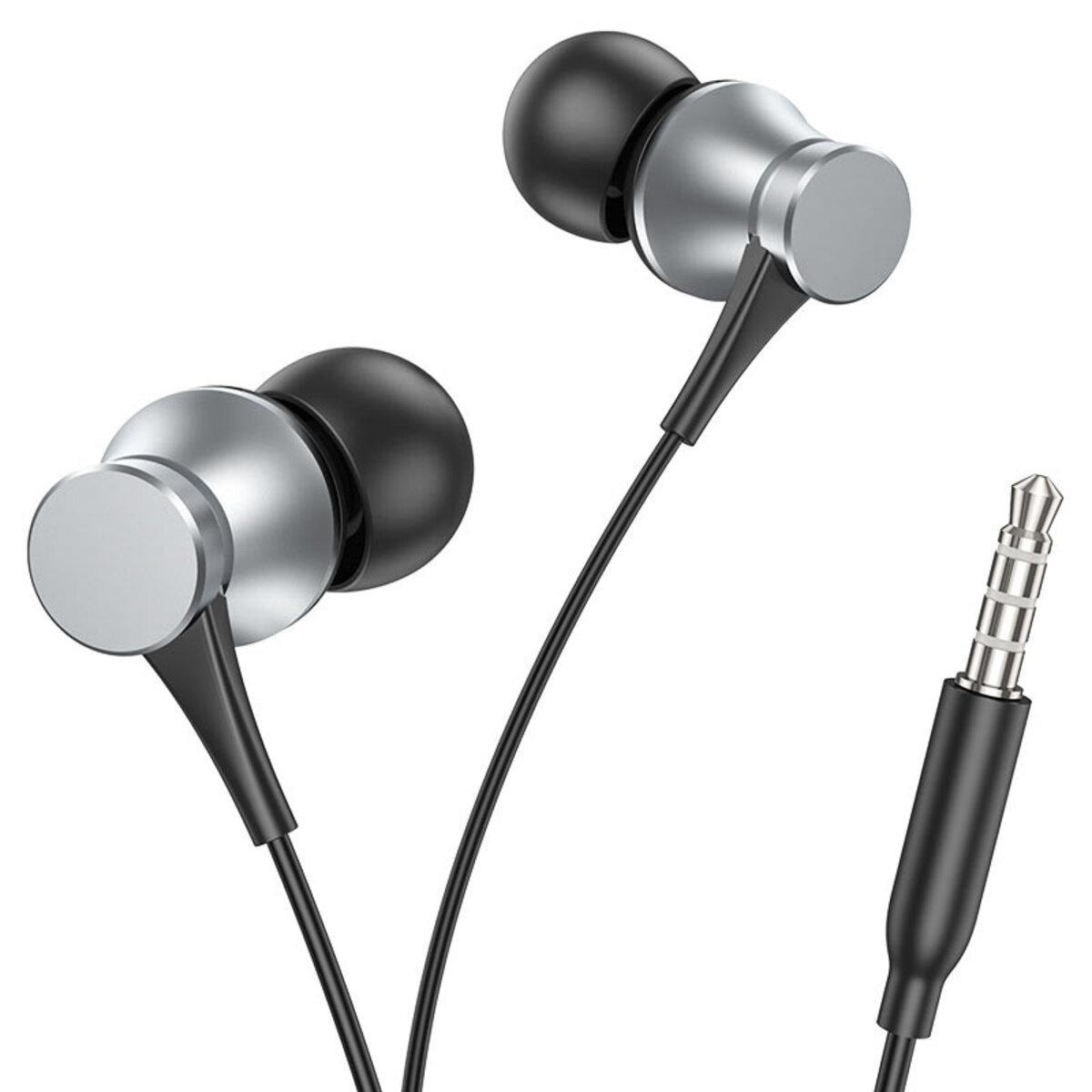Навушники Borofone BM73 Platinum mini-jack 3,5 мм Black/Gray (BM73MG) Навушники Borofone BM73 Platinum mini-jack 3,5 мм Black/Gray (BM73MG)