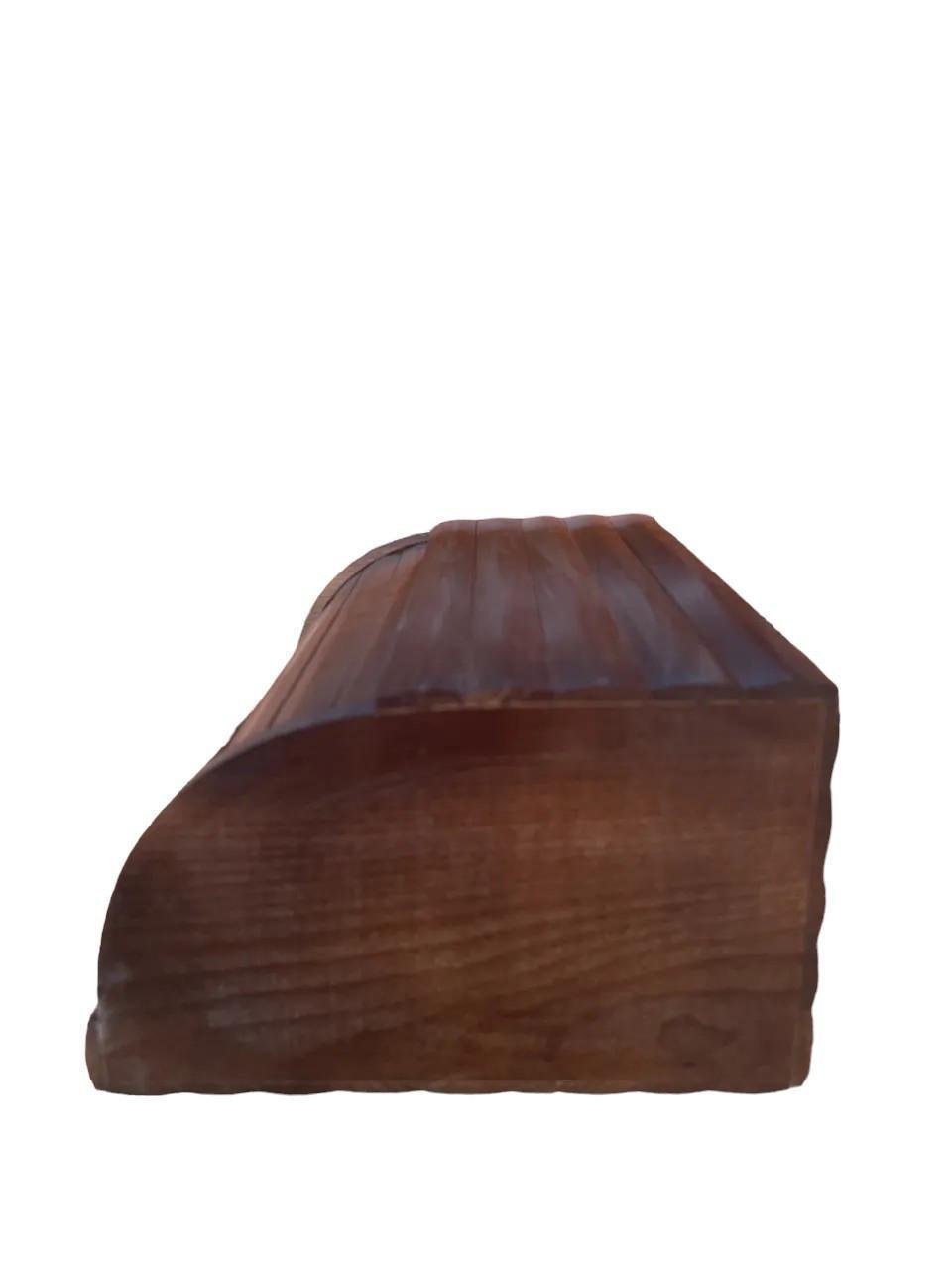 Хлебница деревянная Карпатская Бук темный (1956041484) - фото 2 Хлебница деревянная Карпатская Бук темный (1956041484) - фото 2