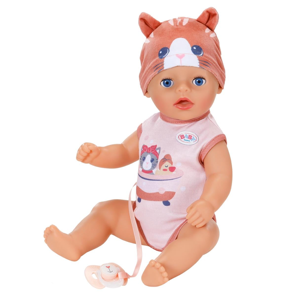 Кукла Baby Born Лена в костюме котика 36 см с аксессуарами (839560)