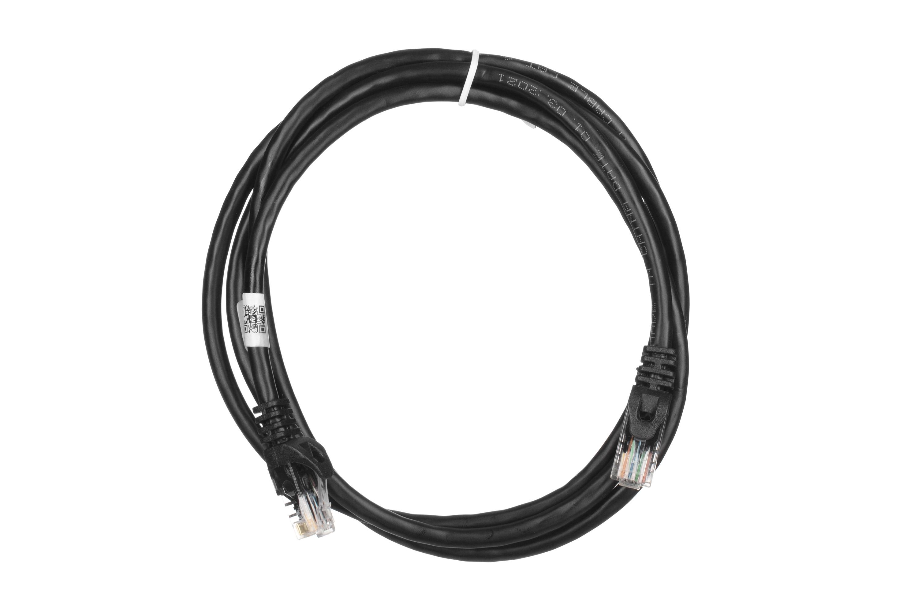 Патч-корд 2E Cat 6 UTP 26AWG RJ45 7/0.16 Cu PVC 1,5 м Чорний - фото 2