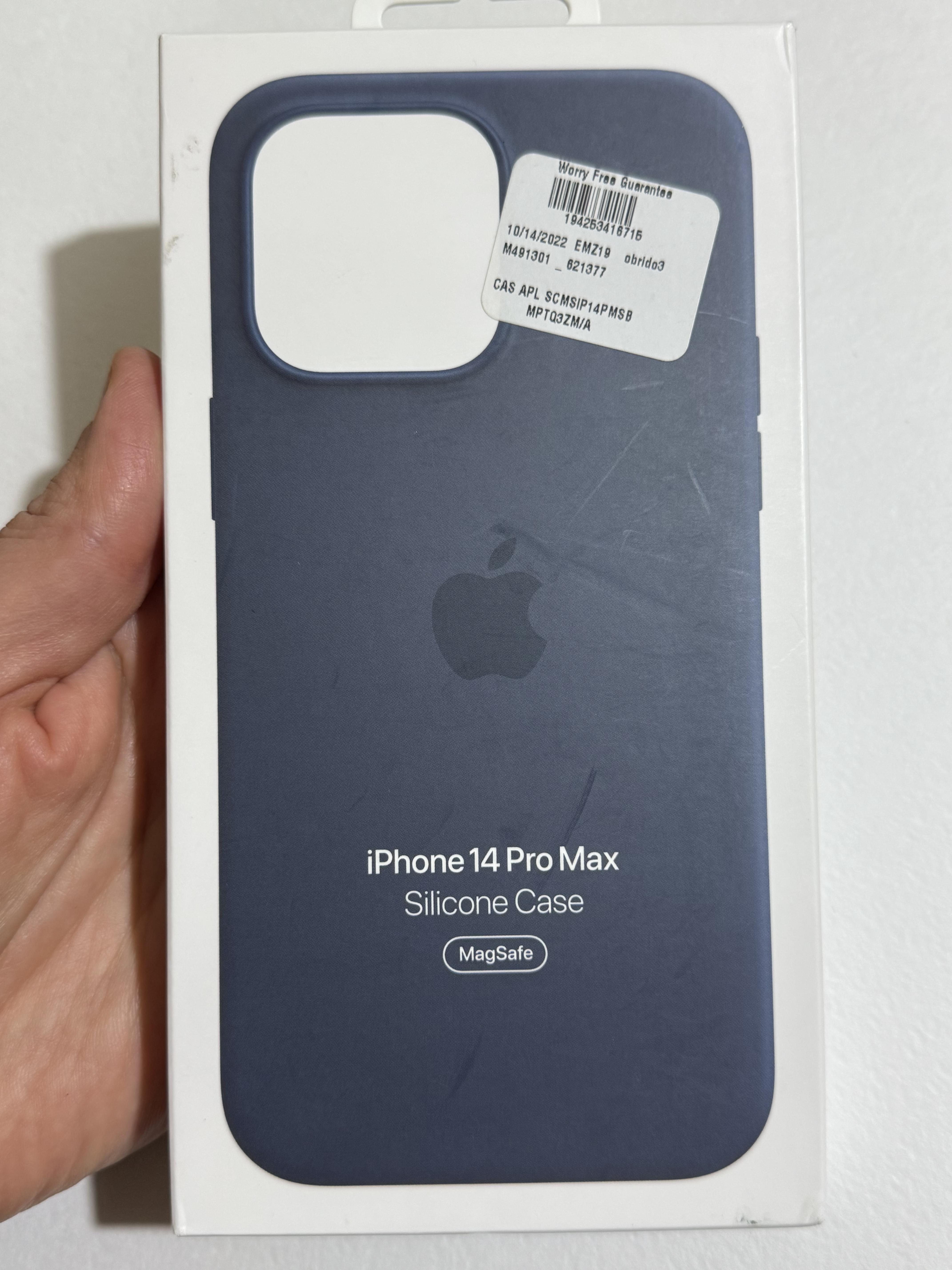 Чохол оригінальний силіконовий Silicone Case MPTQ3ZE/A with MagSafe для Apple Iphone 14 Pro Max Storm Blue (12089473)