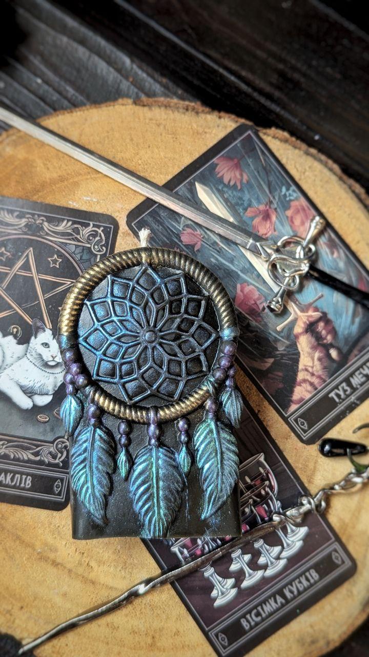 Свеча из пчелиного воска Ловец снов ver.2