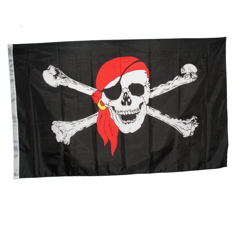 Прапор піратський Resteq поліестер 150х90 см (VA-Jolly Roger)