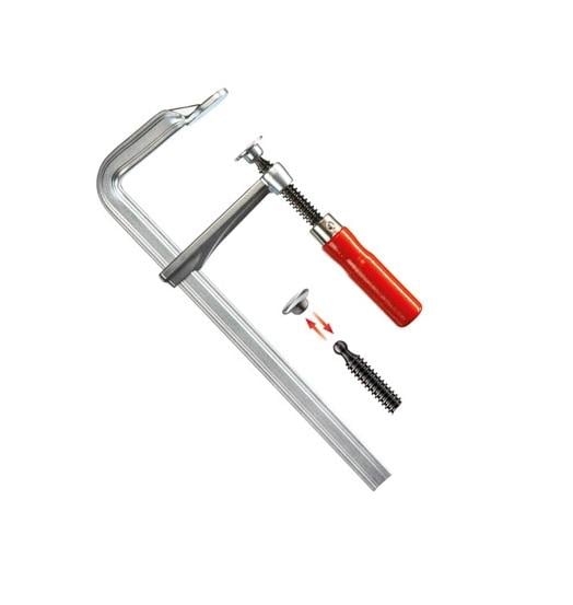 Струбцина Bessey GZ20 зусилля до 5500 Н цільнометалічна GZ20 200х100 мм (11006)