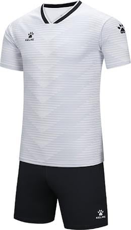 Комплект футбольной формы Kelme RONDA бело-черный 8451ZB1247.9100 р. M