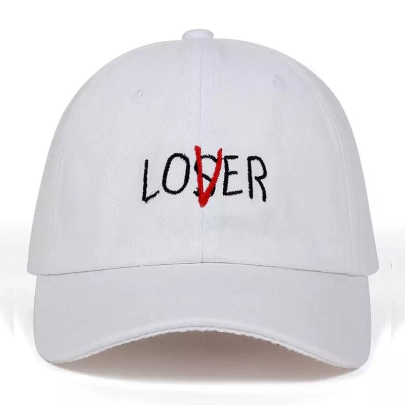 Кепка бейсболка Loser Lover унисекс Белый Кепка бейсболка Loser Lover унисекс Белый