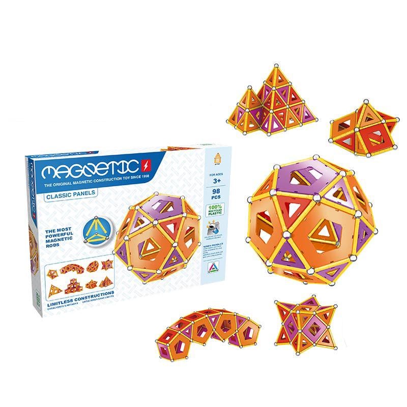 Конструктор дитячий магнітний 98 деталей (777-4)