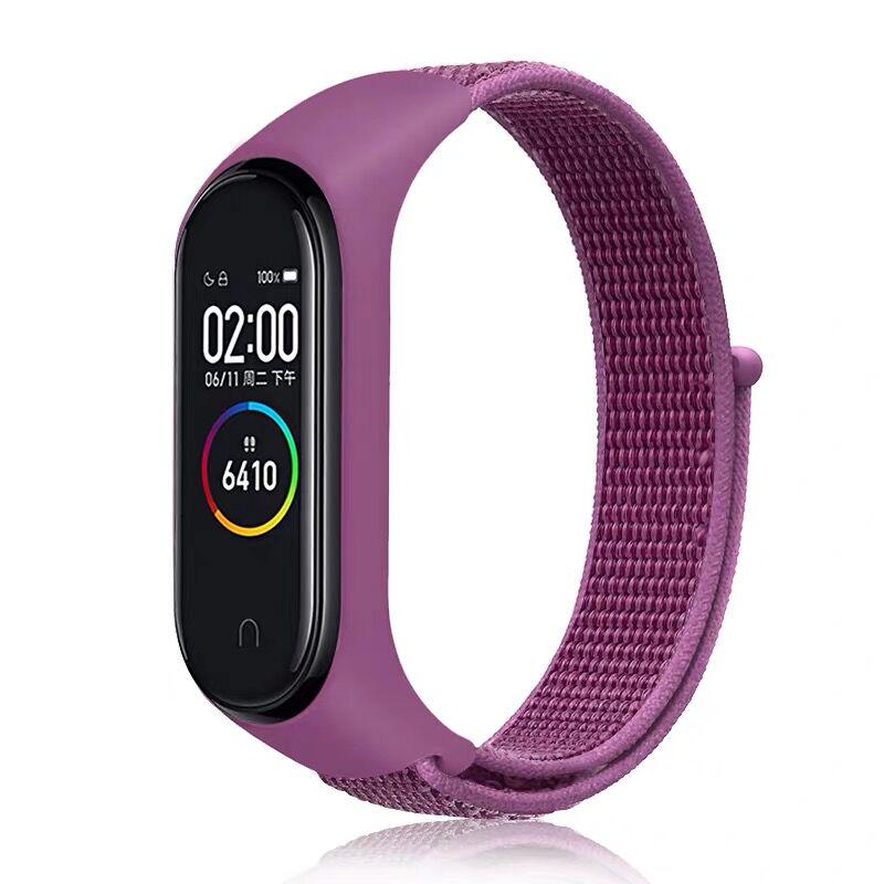 Ремешок Nylon Style BeCover для Xiaomi Mi Smart Band 7 Purple (707667)