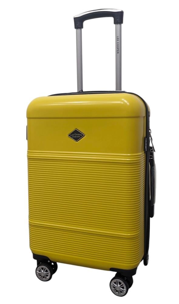 Валіза мала для ручної поклажі Lee Cooper 32203 полікарбонат S Жовтий - фото 1