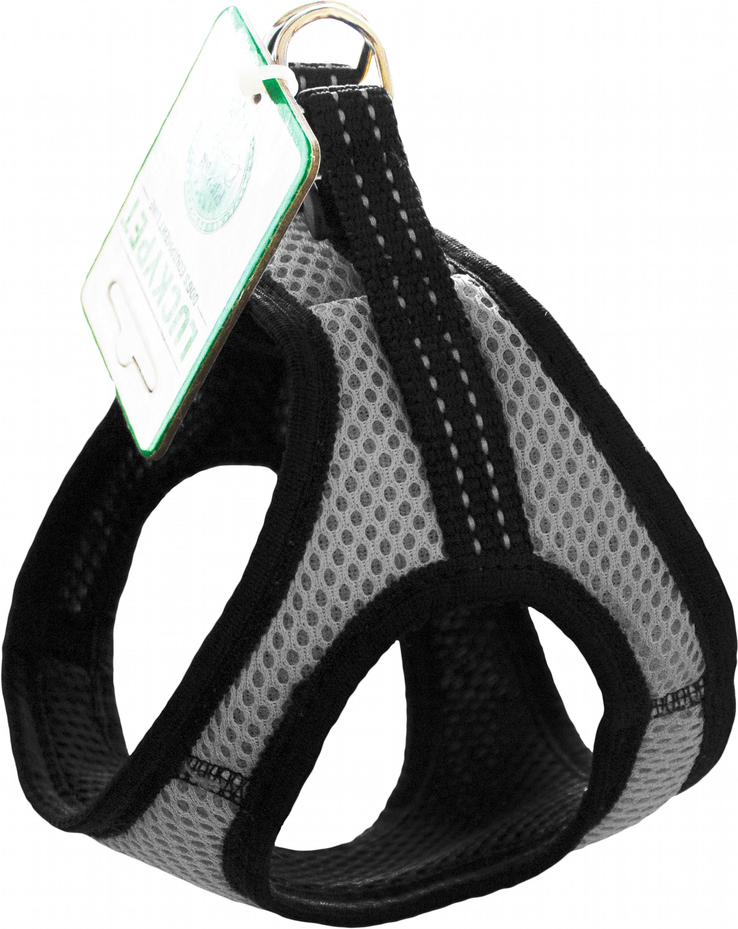 Нагрудник из сетки Lucky Pet двойной №4 37-39/42-44 см Серый (4820268550026)