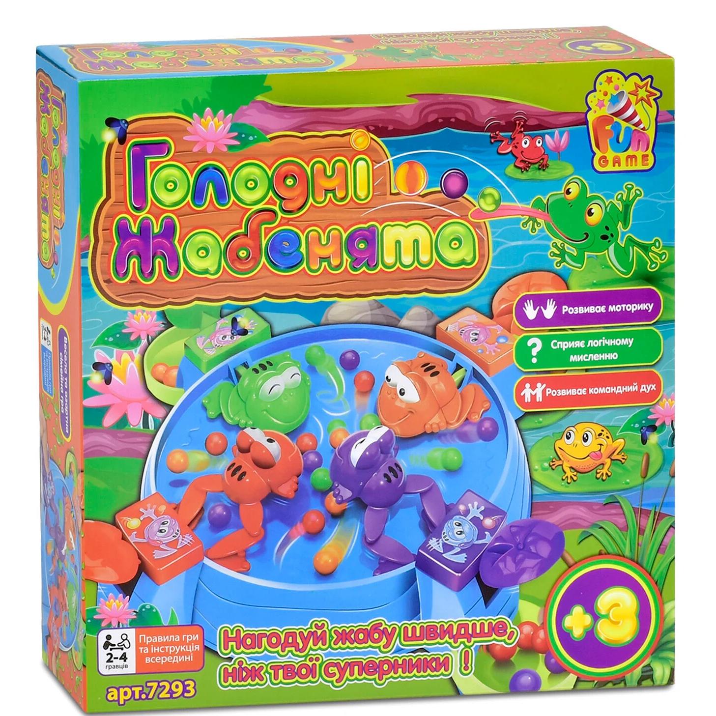Настольная игра 4FUN Game Club Голодные лягушонки 7293 12/2 (67138) Настольная игра 4FUN Game Club Голодные лягушонки 7293 12/2 (67138)