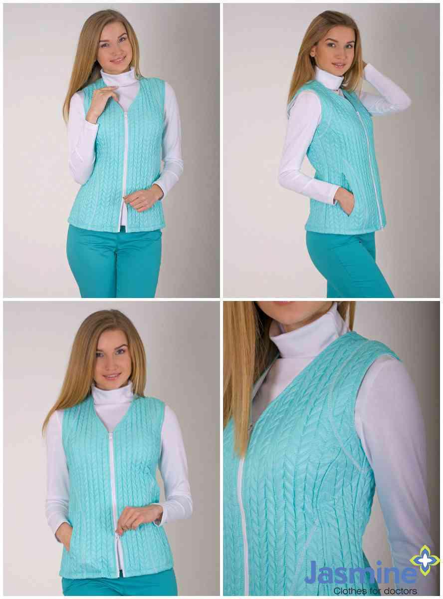 Жилет медичний жіночий Jasmine Вираж р. 36-38 (093460) - фото 2 Жилет медичний жіночий Jasmine Вираж р. 36-38 (093460) - фото 2
