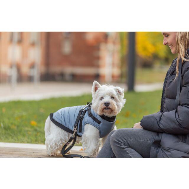 Попона для собак Trixie Pontis зi шлейкою S 33 см Сіро-блакитний (TX-6803443) - фото 4