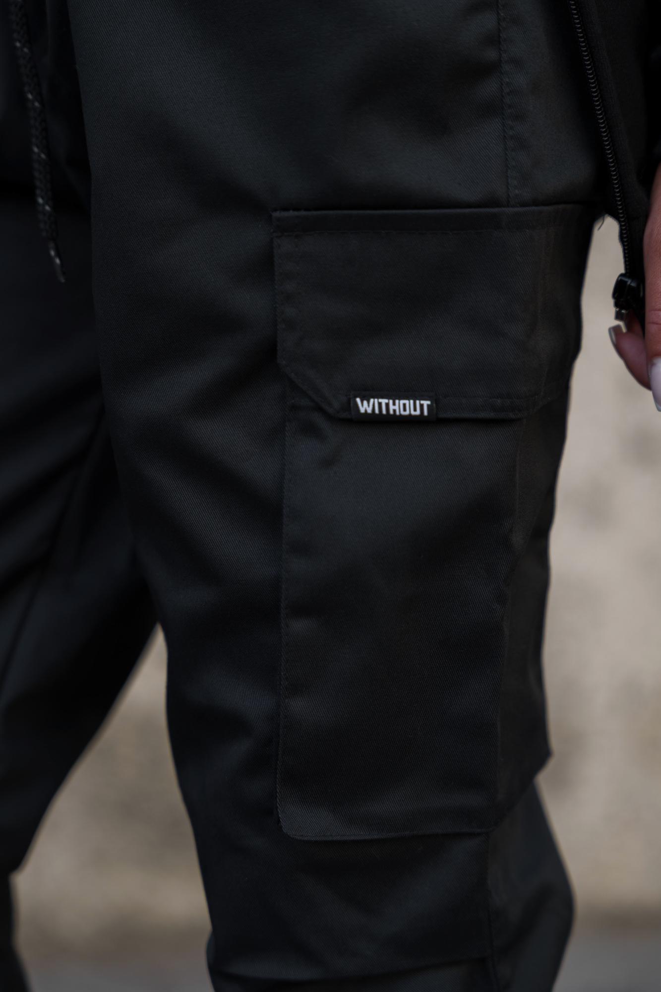 Брюки карго Without Fenix S Black (S8055473) - фото 11 Брюки карго Without Fenix S Black (S8055473) - фото 11