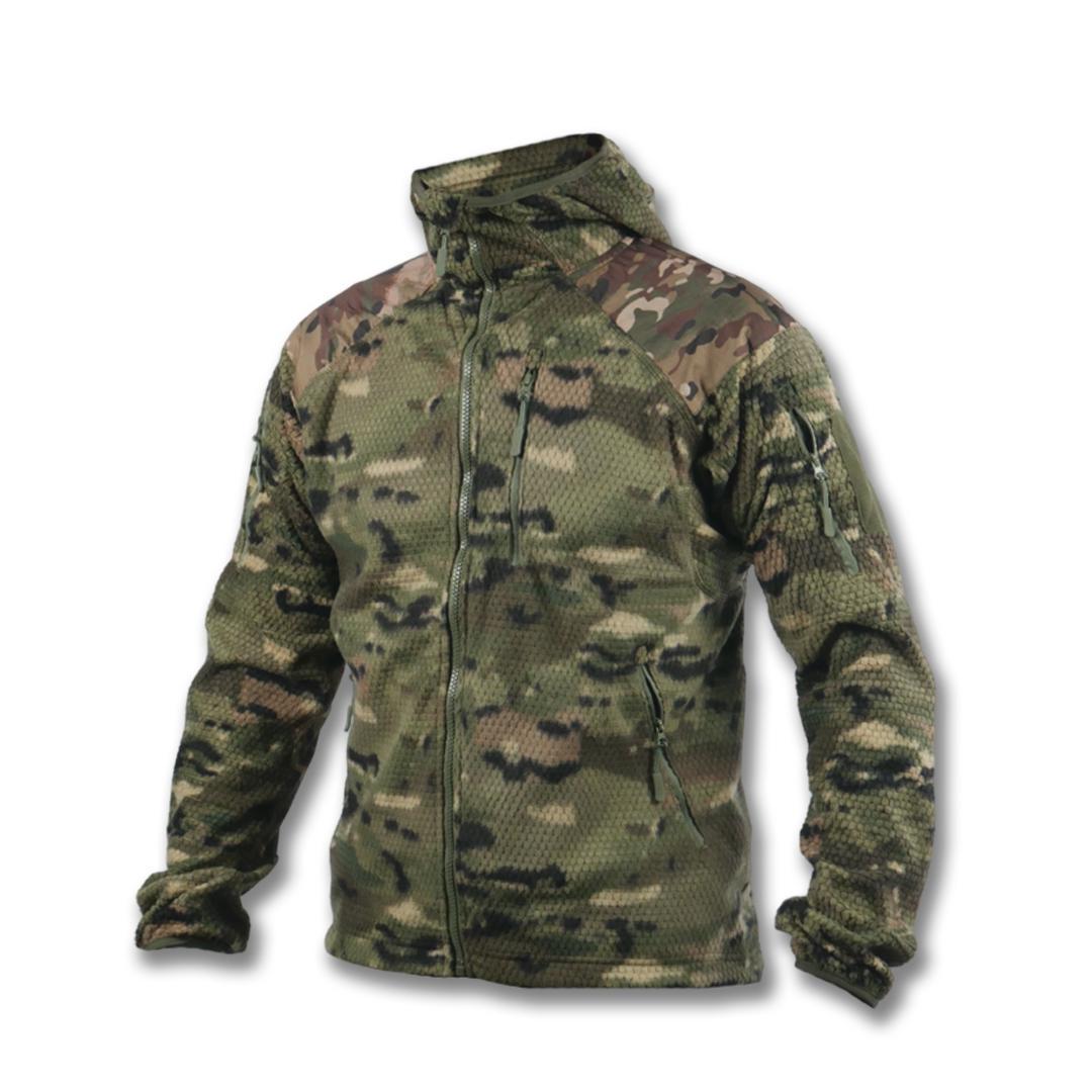 Кофта флисовая с капюшоном Kiborg Jacket Grid Fleece S Multicam (19557987)