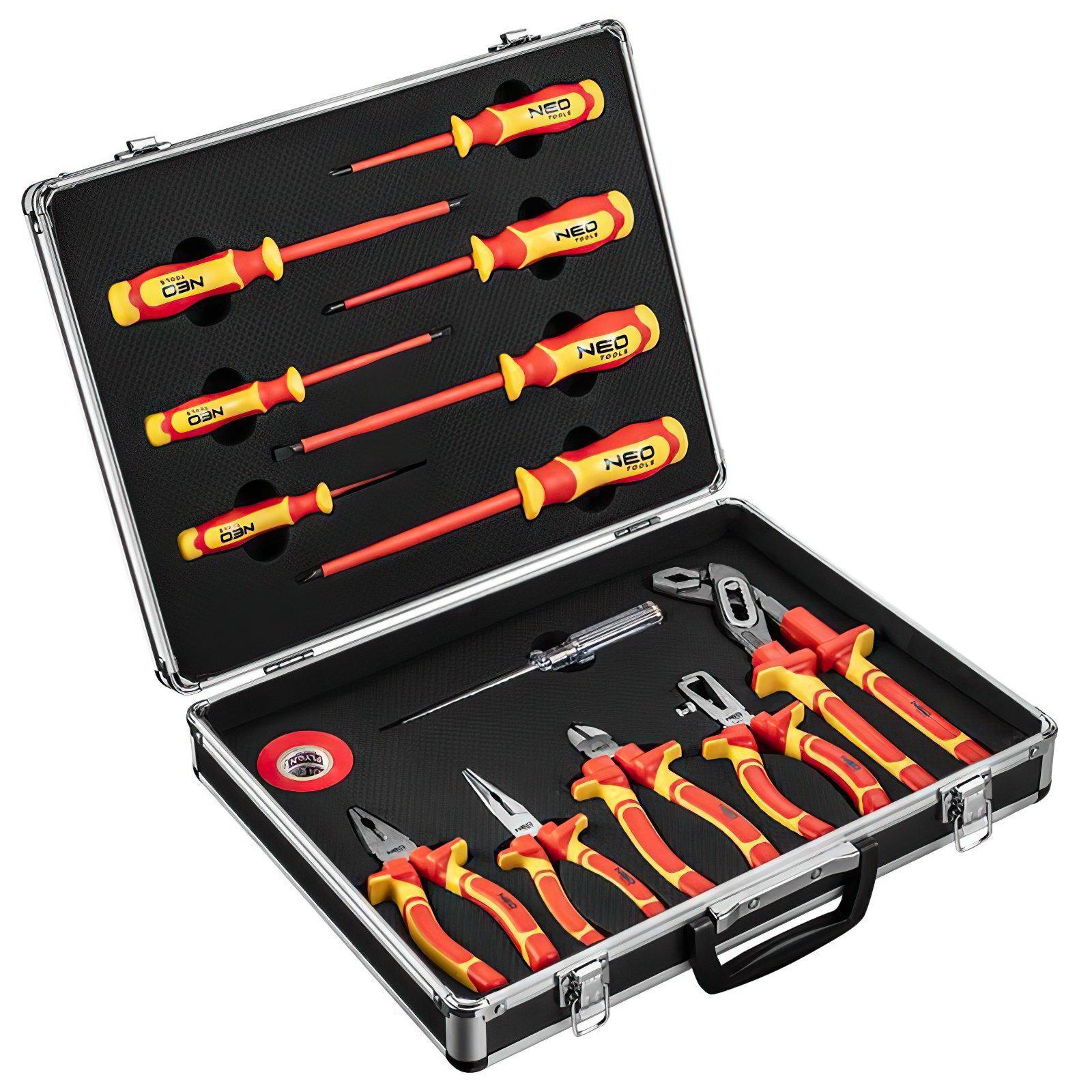 Набор инструментов Neo Tools для работы с электричеством 1000 В 13 шт. (01-234)
