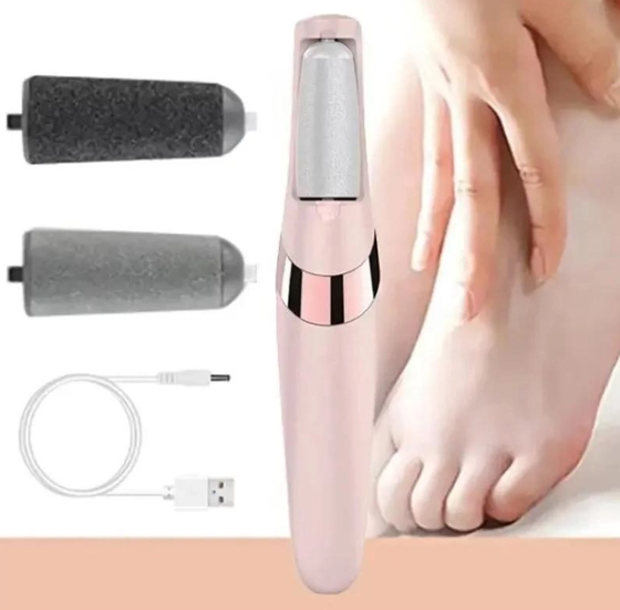 Пилка для ніг електрична Flawless Pedi з двома насадками USB зарядка (2860126416) - фото 3 Пилка для ніг електрична Flawless Pedi з двома насадками USB зарядка (2860126416) - фото 3