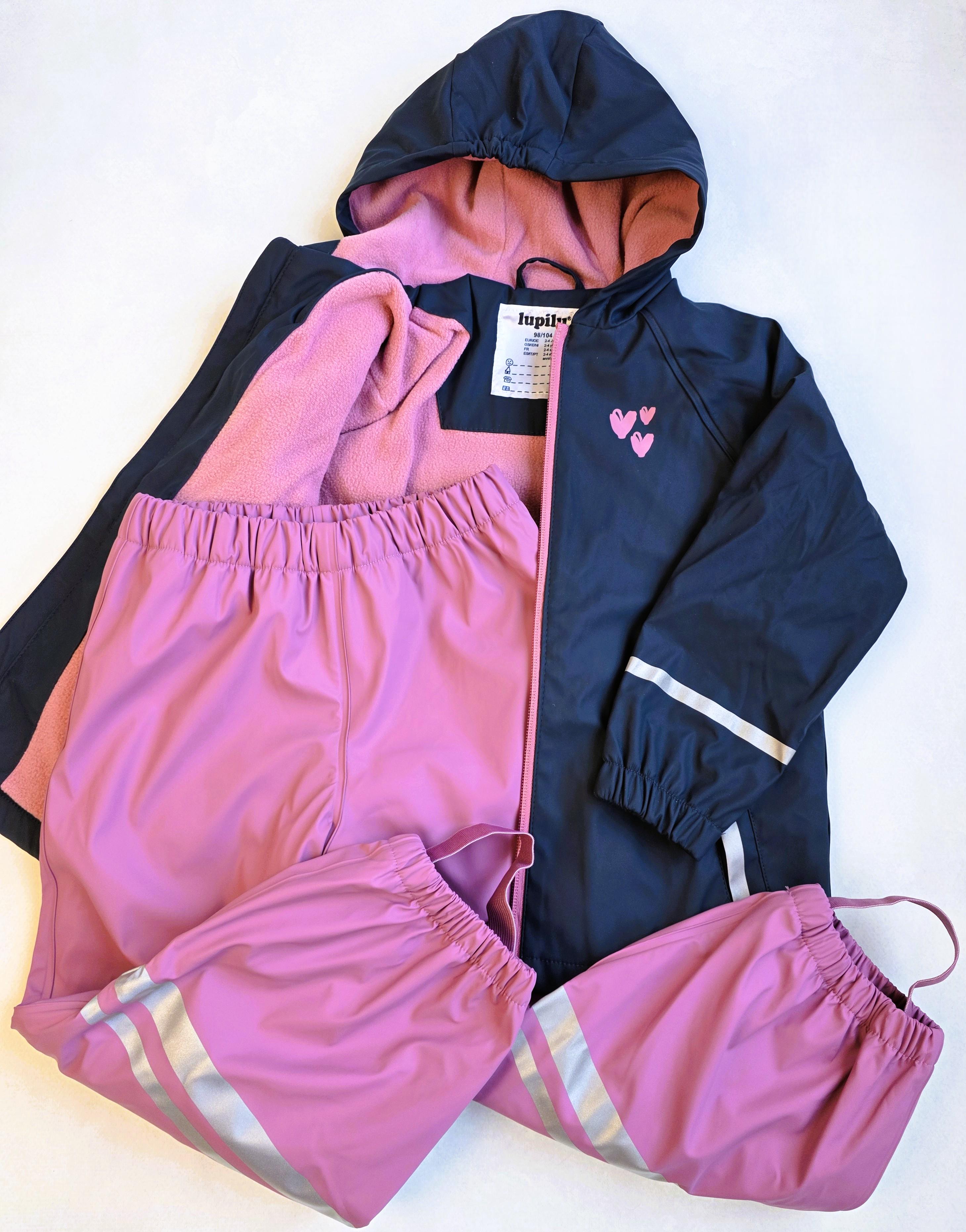 Дождевик-костюм детский Lupilu на флисе грязезащитный 110-116 см (006455/000515) - фото 2 Дождевик-костюм детский Lupilu на флисе грязезащитный 110-116 см (006455/000515) - фото 2