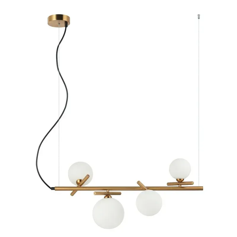 Люстра Italux PND-5622-4-BRO-W Reverso