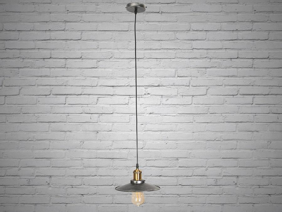 Подвесной светильник в стиле лофт под лампочку Эдисона (6856-210-BK-SV) Подвесной светильник в стиле лофт под лампочку Эдисона (6856-210-BK-SV)