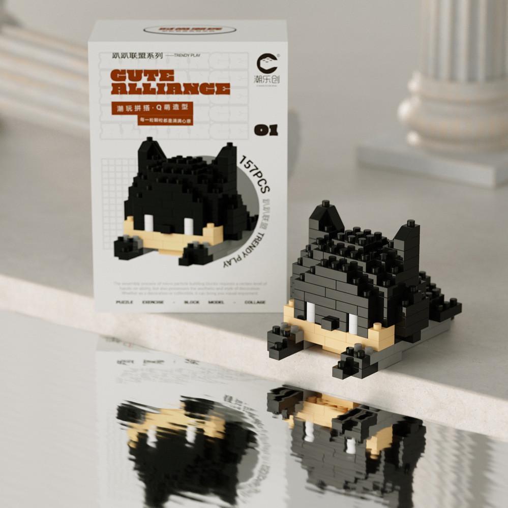 Конструктор ChaoLeChuang Micro Diamonds Blocks Бэтмен лежит на животике 157 дет. (2450314552)