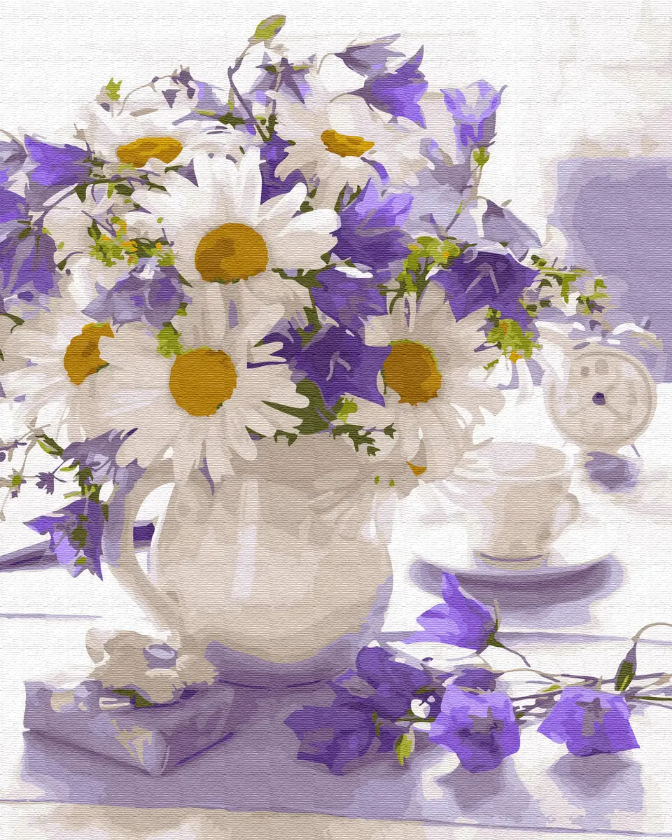 Картина по номерам Brushme Ромашковое утро 40x50 см (BRM34556) Картина по номерам Brushme Ромашковое утро 40x50 см (BRM34556)